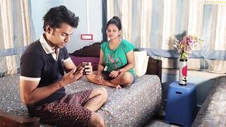 Indian stepbrother-in-law (Jhonty) had amazing sex with her stepsister-in-law(Diya)