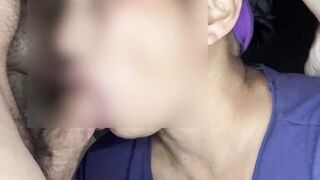 Asian slut socks on white cock