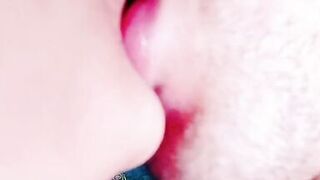 Horny girlfriend kissing so lovely with boyfriend