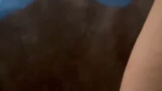 Jane loving her tooth brush