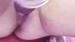 Busty amateur milf play with big toy - 11 image