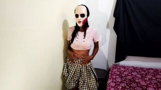 I Am The Sexy Brunette Student, I Want To Be Worthy Of Your Penis!! Brunette Stars In Homemade Porn