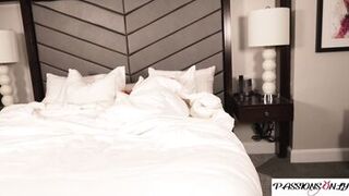 Breakfast in bed with morning wood