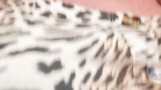 Horny milf plays in bar bathroom - 14 image