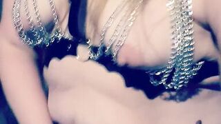 Showing off bbw body in sexy lingerie