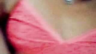 The husband left her alone and she followed the neighbor who had been wanting her for a while.