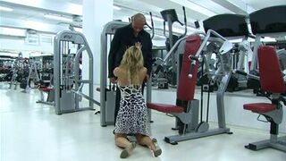 I Suck It All off You at the Gym and Get Fucked