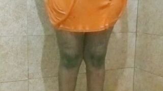 shettyy new bath video - 4 image