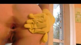 Horny German Milf takes six loads in her ass