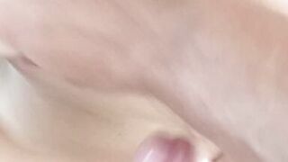 Yummy sex with very horny wife, massage on the cock, sex standing, wife sitting on the cock, cum on the tits, couple crazy for sex excited