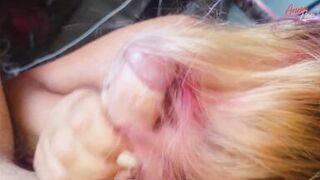 For the First Time I Do a Stepson Hairjob, Cum on My Hair - 2 image