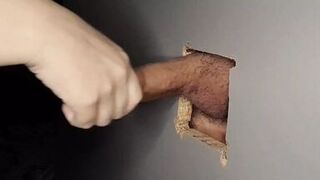 Hot footjob & gloryhole