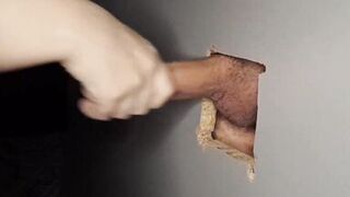 Hot footjob & gloryhole