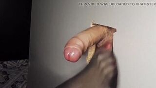 Hot footjob & gloryhole