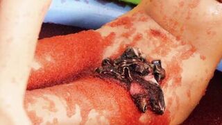 Chloe Conrad And Leila Bee Masturbate In A Pool Of Strawberry Jelly - 2 image