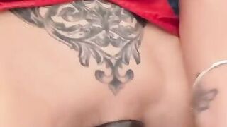 Nicole DuPapillon UK's Longest Labia - playing with my pussy lips