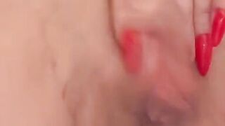 Nicole DuPapillon UK's Longest Labia - playing with my pussy lips