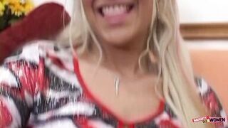 Such an arousing blonde milf deserves every inch of that hard cock in her ass