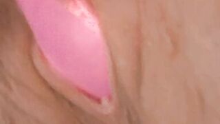 Remote control toy makes mommy cum hard and squirt all over