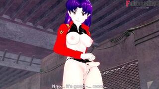 Misato Katsuragi fucking pov | Neo Genesis Evangelion | Short
