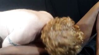 0159 KatNKain - Kats Playhouse - ebony gets fucked to tears titties bouncing Doggy style cowgirl reverse riding interracial black girl white guy