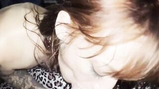 I Give Hubby a Tail While I Suck His Cock!