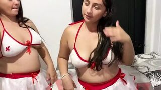 I'm in a lot of pelvic pain so my doctor puts her fingers inside me which makes me squirt