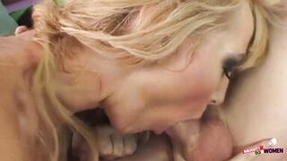 Whenever this blonde milf feels a cock in her tight asshole her wet pussy explodes - 12 image