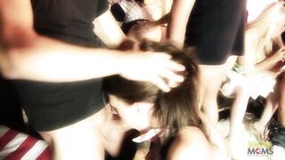 Few babes love sucking on some cocks before getting pounded