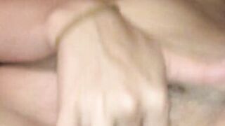 Wife on masturbation show, closeup on display for me. She opens her pussy and I taste her wetness and eat her juices