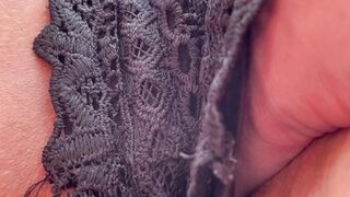 Wife fingered on the terrace - the foreplay