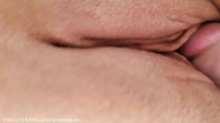 CLOSE-UP! All pussy in thick cum. Fat creampie. Best pussy fuck - 10 image
