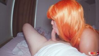 Stepmom and stepson shared bed in hotel and have sex . English subtitles - 11 image