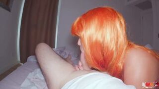 Stepmom and stepson shared bed in hotel and have sex . English subtitles - 12 image