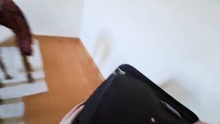 Wife hides in a travel bag and gets anal creampie from her husband's best friend - 7 image