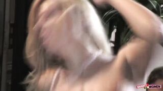 After Some Sensual Foreplay MILF with a Great Body Got Plowed by a Hard Dangler