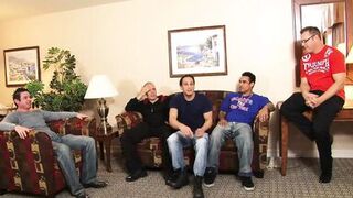 Husband come with friends