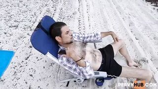 Lame Labor Day Turns Lustful On Public Beach Serena Santos, Johnny Love - 4 image