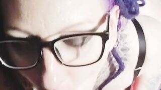 POV Cock sucking bbw milf real British Couple - 11 image