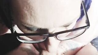 POV Cock sucking bbw milf real British Couple - 5 image