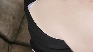 Choking on a hard cock and swallowing a load of cum - Mama_Foxx94 - 3 image