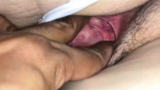 I enter my sister-in-law's room and she lets me fuck her hairy pussy - 1 image