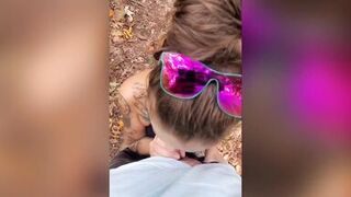 Blow Job in the woods