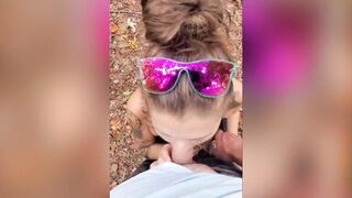 Blow Job in the woods