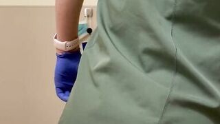 Nurse slut hole stuffed for her work shift - 5 image