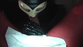 Rubbernurse Agnes- Hardcore pegging with five huge dildos