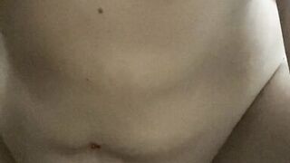 Fucking my wet pussy and rubbing my clit cumming as i play with my huge tits