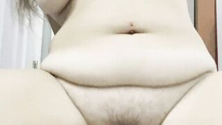 Fucking my wet pussy and rubbing my clit cumming as i play with my huge tits