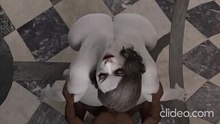 Lady Dimitrescu plays with her BBC daddy - 1 image