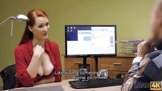 LOAN4K. Needing money makes a sensual curvaceous charmer